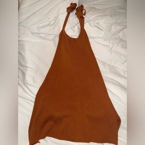 FAVLUX Rust Halter Top